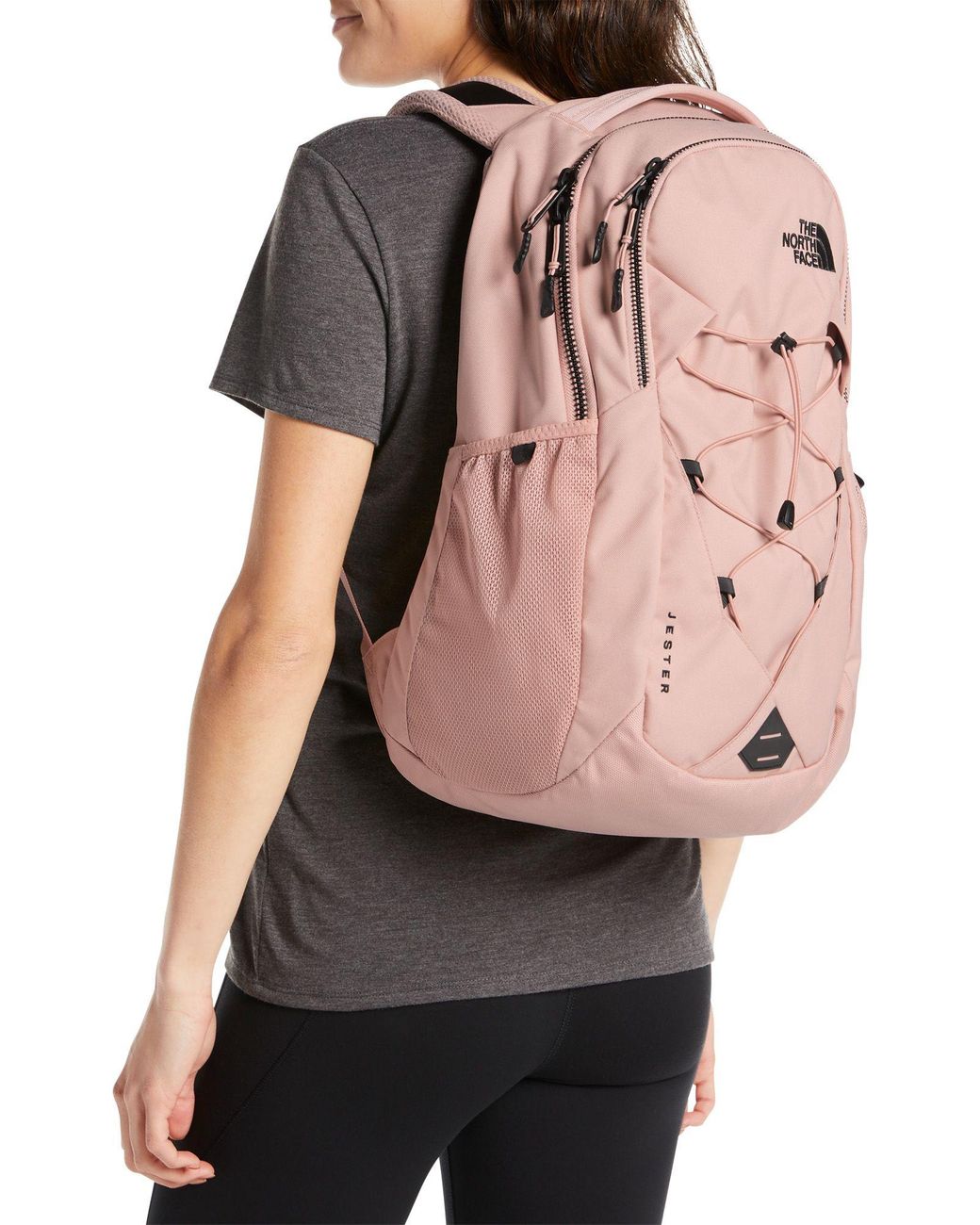 north face luxe backpack black
