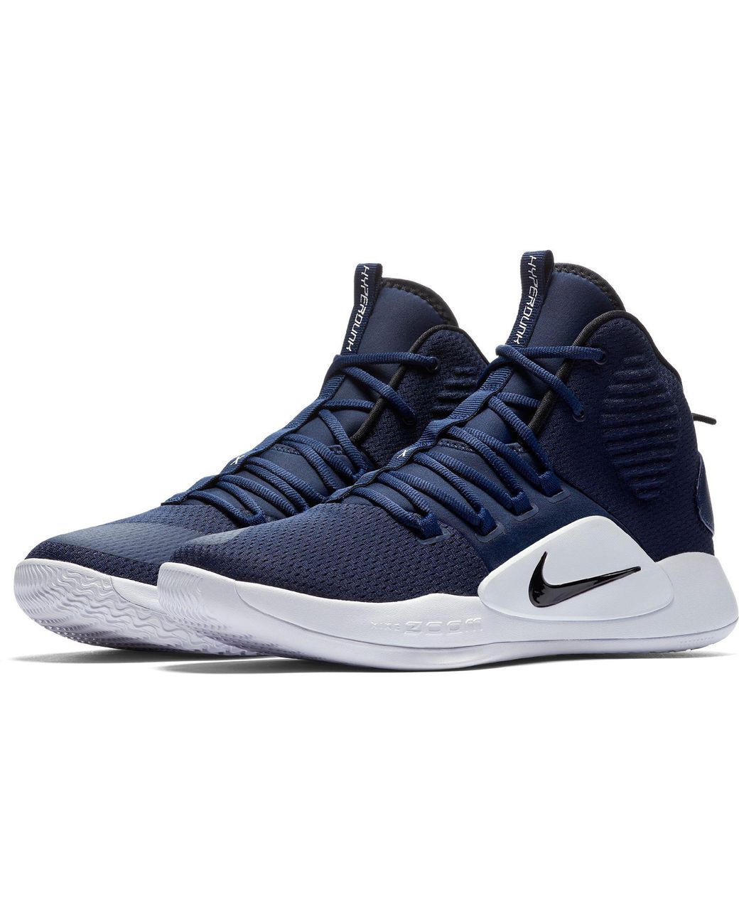 Nike Hyperdunk X Mid Basketball Shoes in Navy/White (Blue) for Men | Lyst