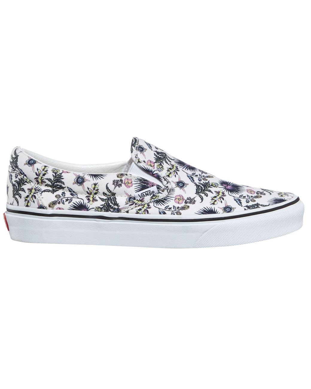 Vans Classic Slip-on Paradise Floral Shoes in Blue | Lyst