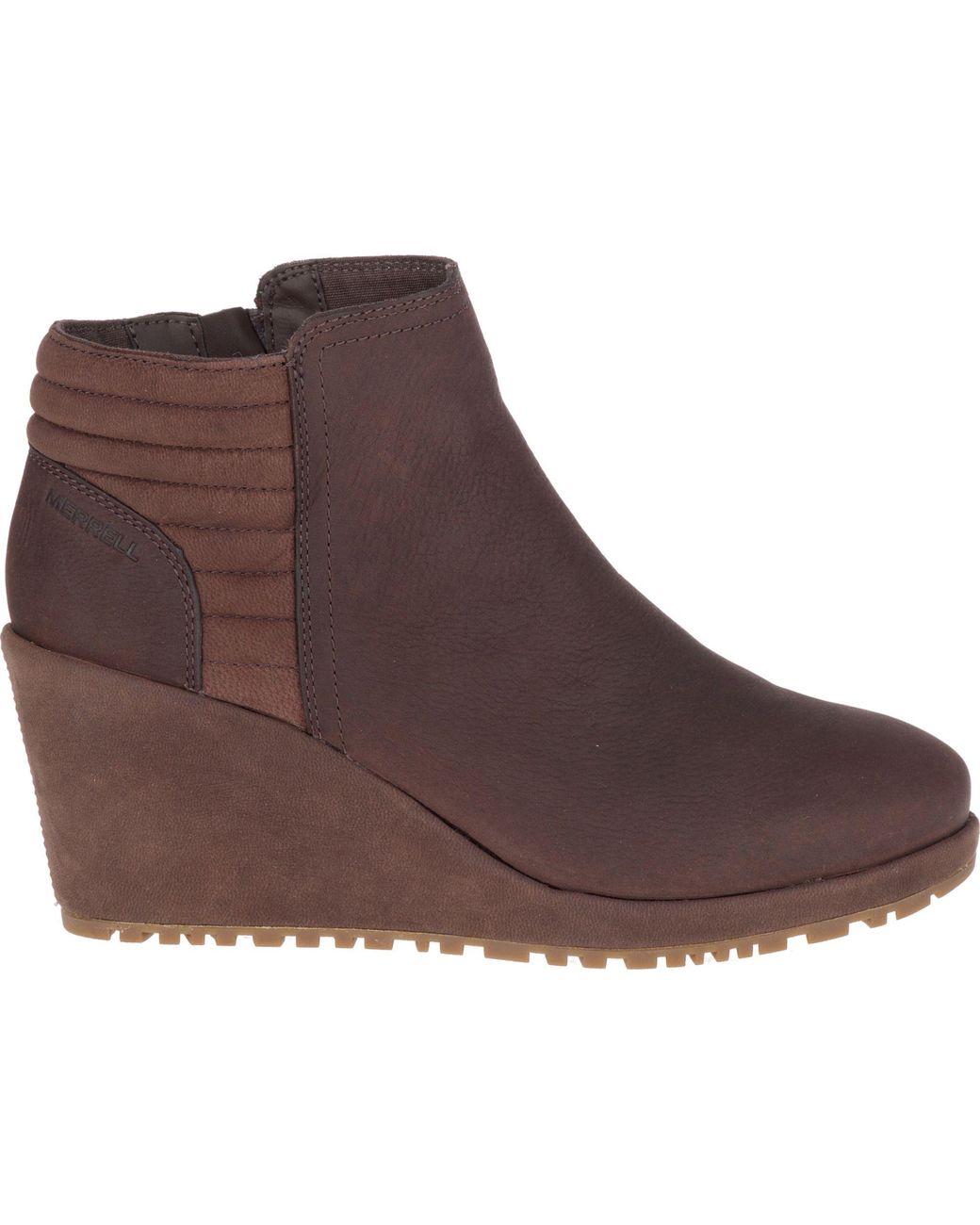Merrell Leather Tremblant Wedge Bluff 