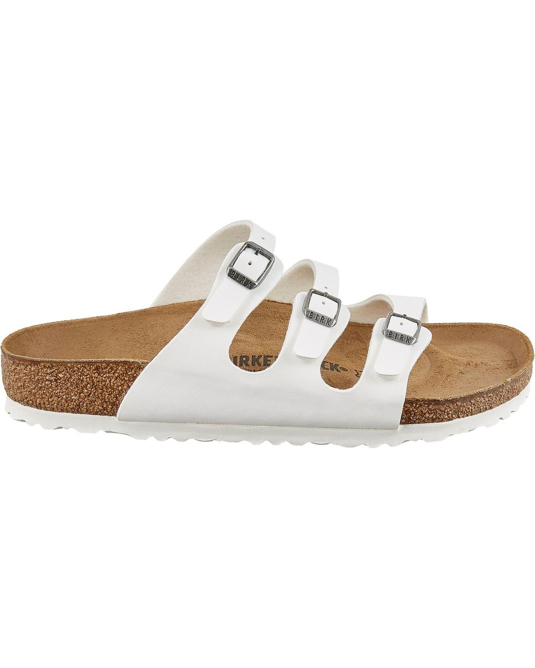 Birkenstock Synthetic Florida Sandals in White - Lyst