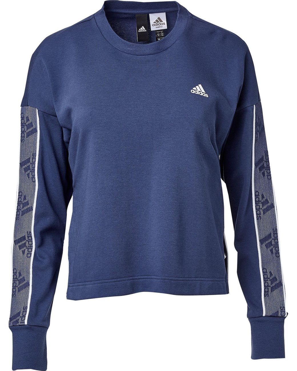 adidas women's changeover tape crewneck sweatshirt