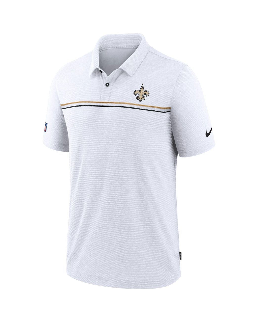 Nike New Orleans Saints Sideline Early Season Polo in White for Men - Lyst