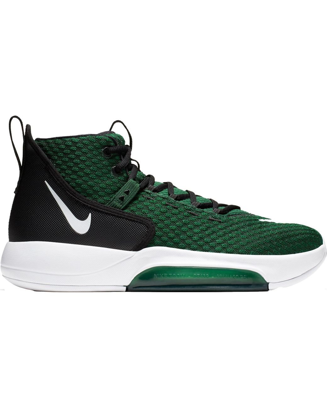 green white basketball shoes