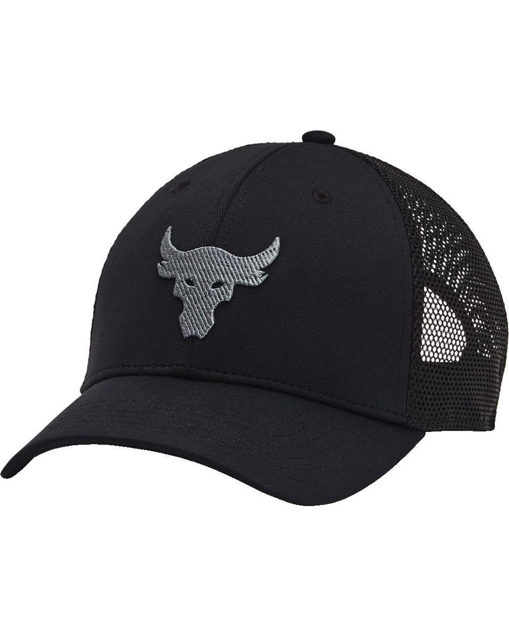 Under Armour Project Rock Trucker Hat in Black for Men Lyst