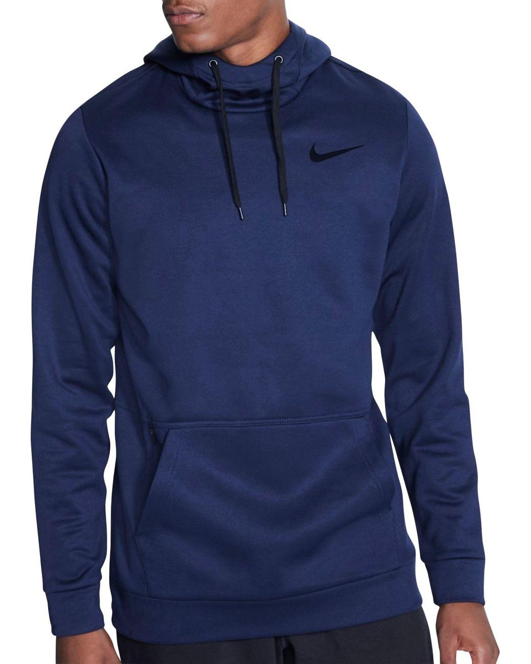 Nike Therma Training Hoodie in Blue for Men - Lyst