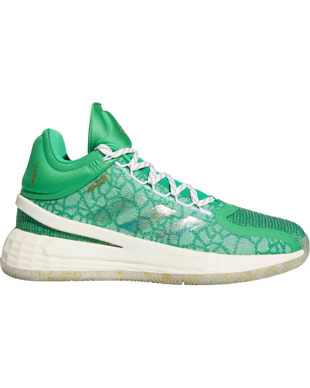 adidas D Rose 11 Basketball Shoes in Green/Cream (Green