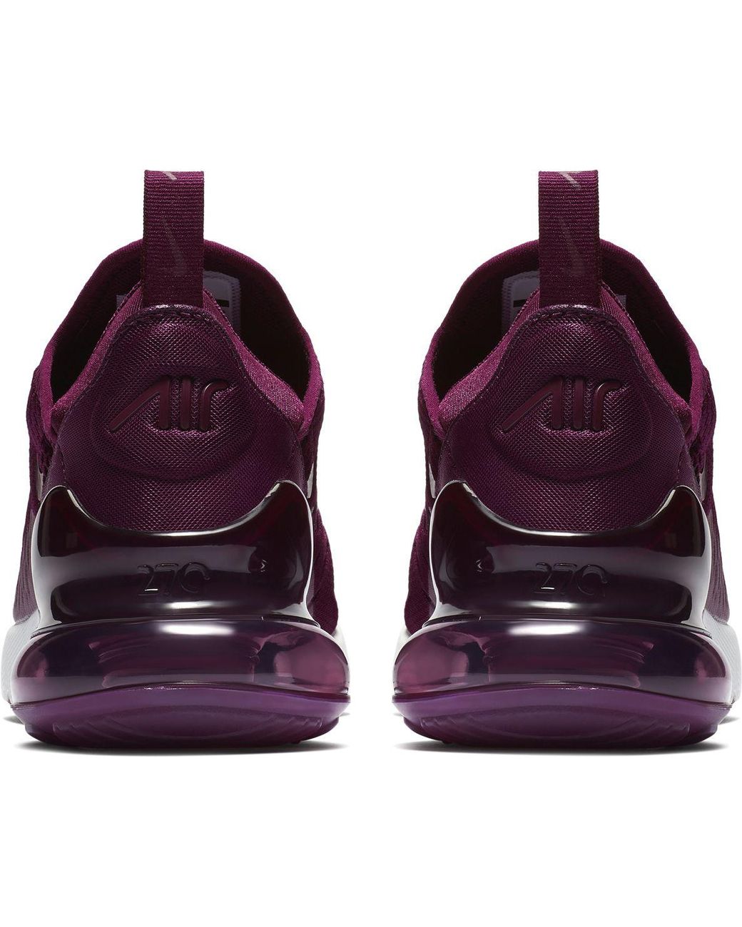 Nike Rubber Air Max 270 Shoes in Burgundy (Purple) | Lyst