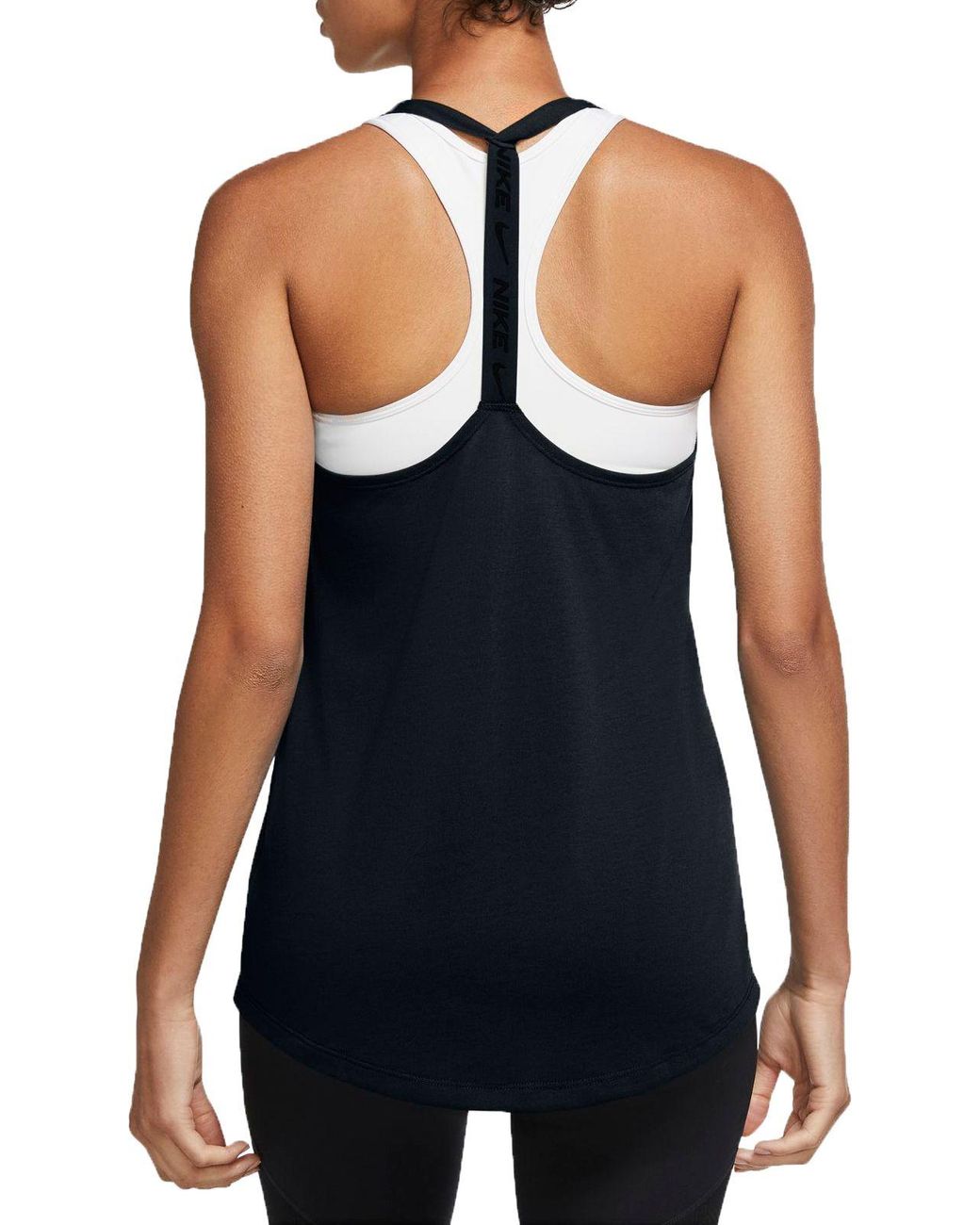 nike dri fit black tank top