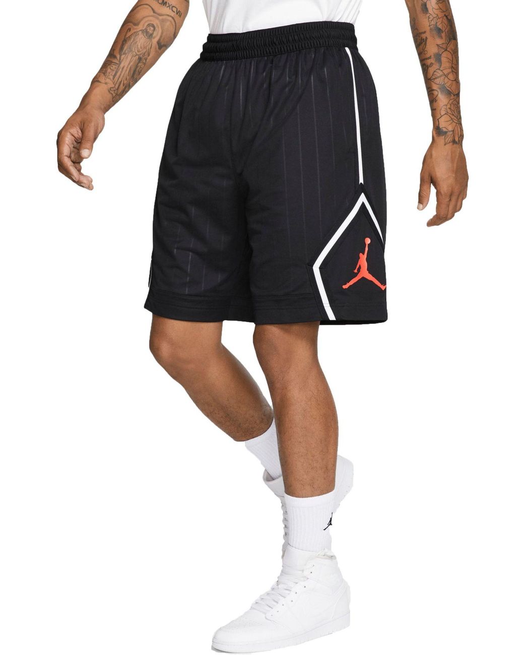 Nike Jumpman Diamond Shorts in Black/Black (Black) for Men - Lyst
