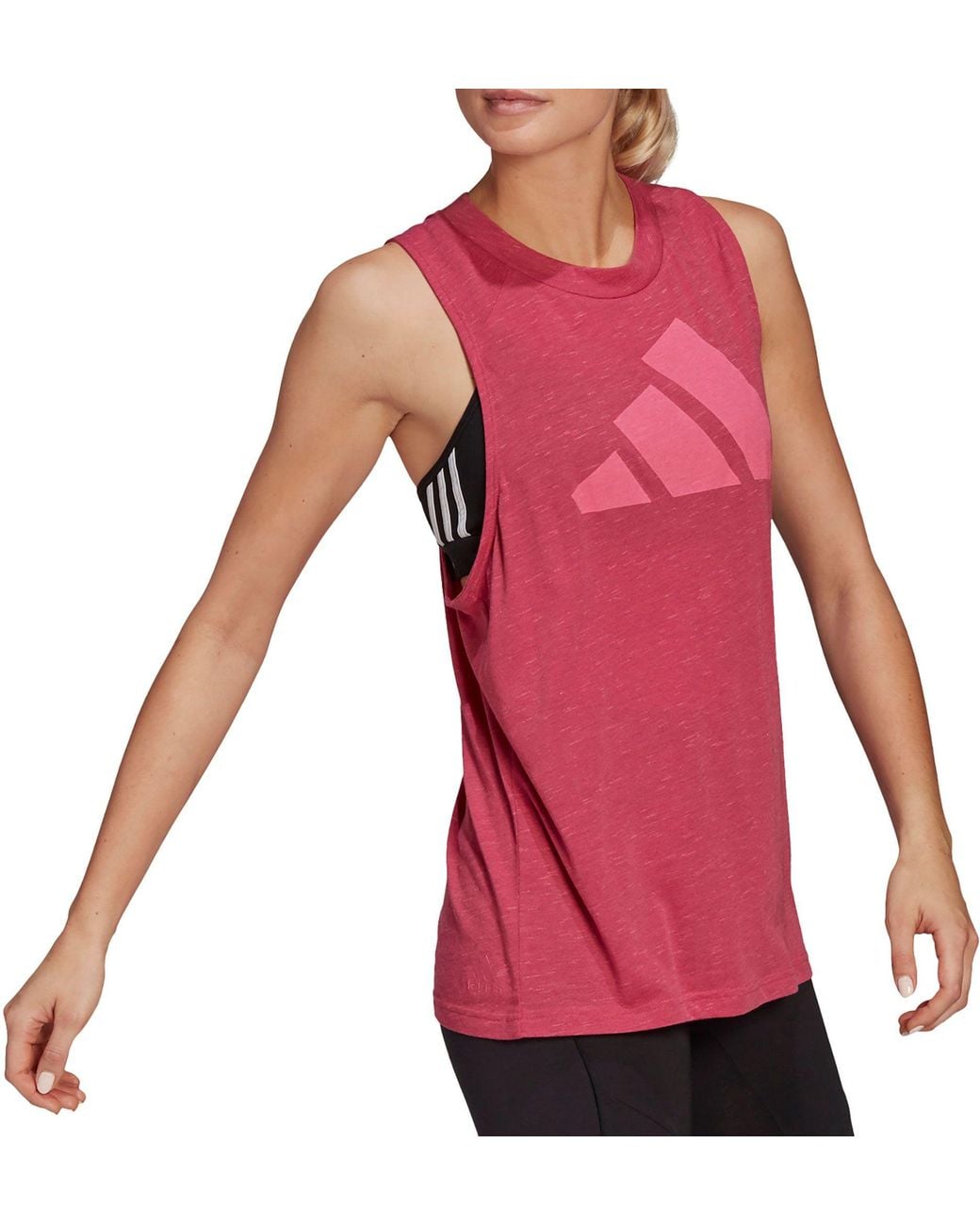 adidas Winners 2.0 Tank Top in Pink Lyst