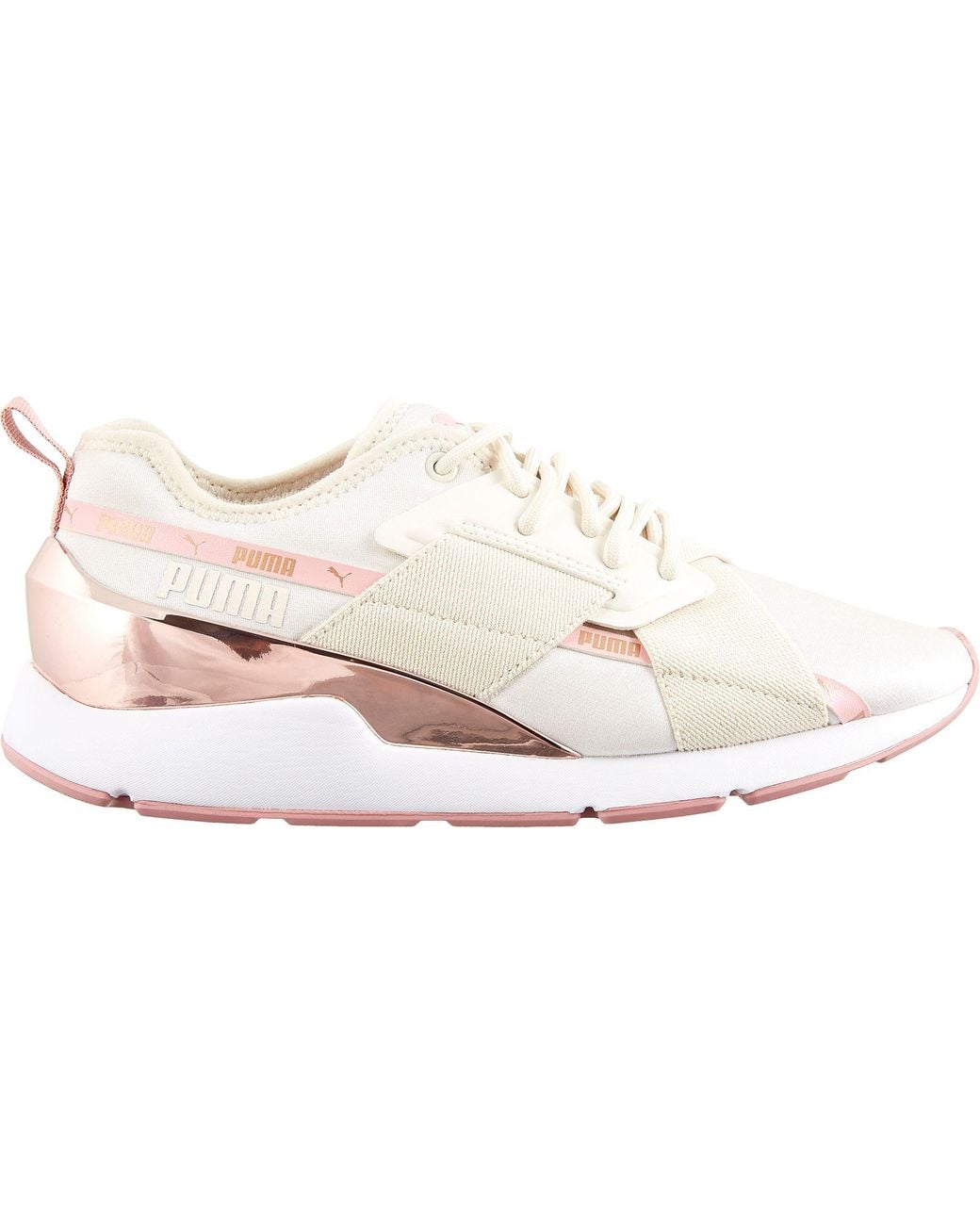 puma muse metal pink