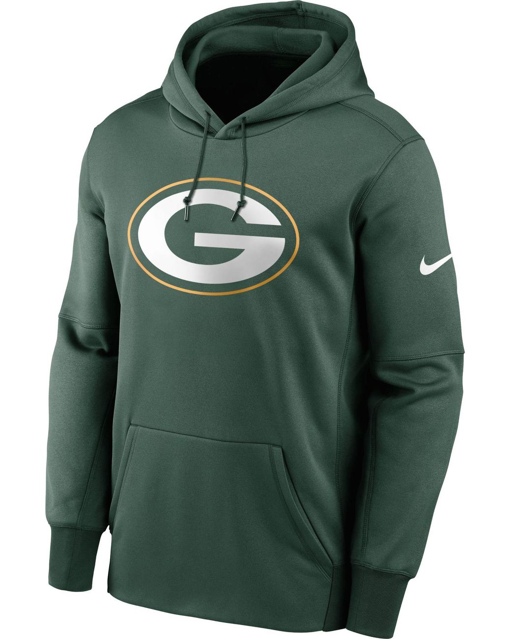 Nike Green Bay Packers Sideline Therma-fit Green Pullover Hoodie for ...