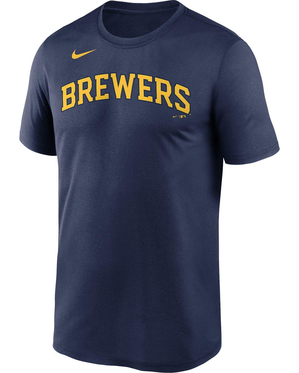 Nike Milwaukee Brewers Navy Wordmark Legend Dri-fit T-shirt in Blue - Lyst