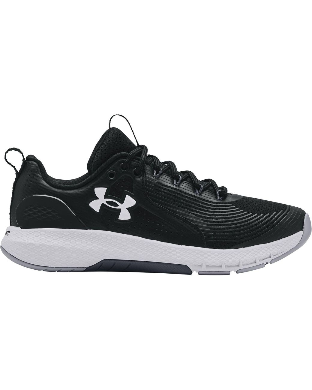 Under Armour Leather Charged Commit Tr 3.0 Training Shoes in Black ...