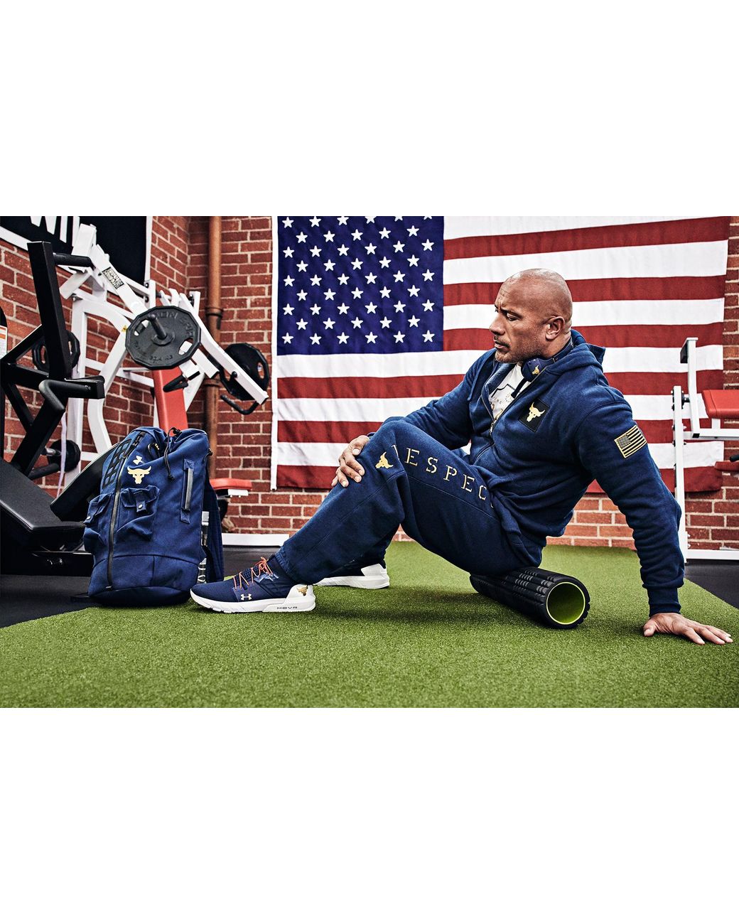Under Armour Project Rock 60 Gym Bag in 
