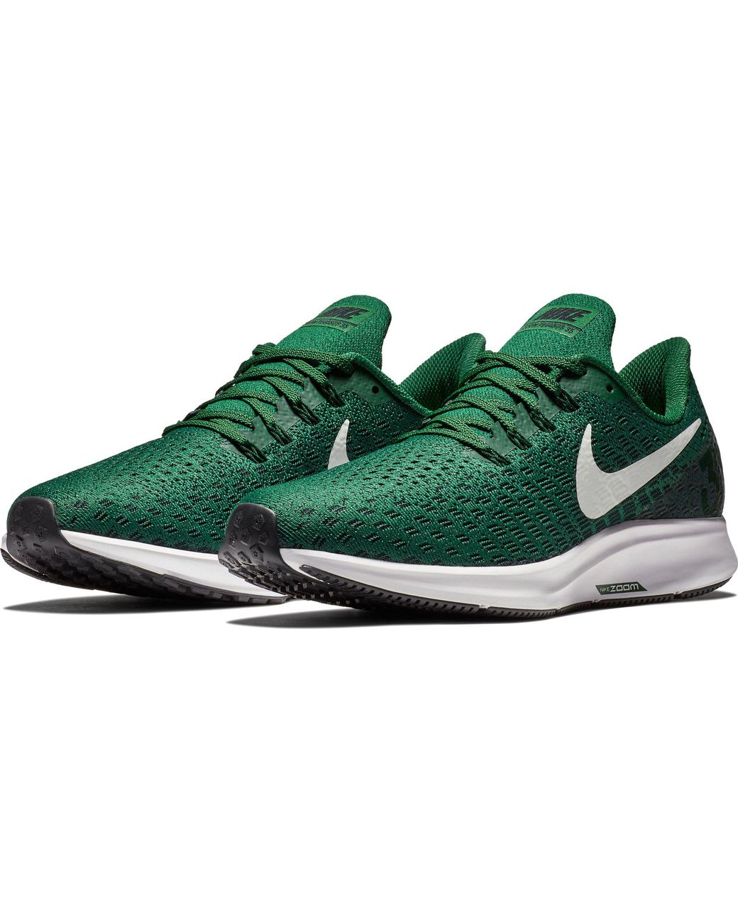 Nike Air Zoom Pegasus 35 Running Shoes in Green/White/Black (Green) for Men  | Lyst