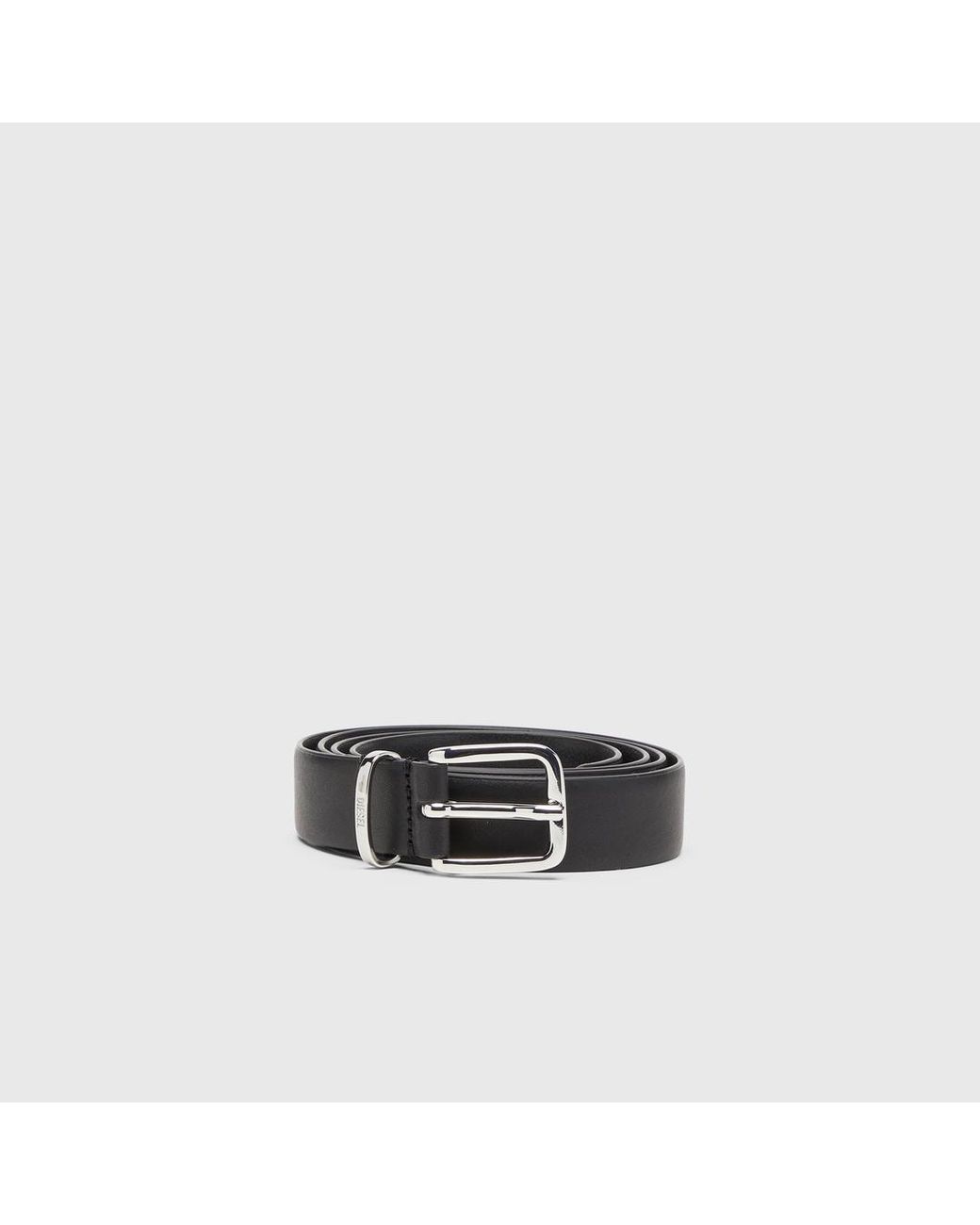 DIESEL White 2.5Cm Leather Belt