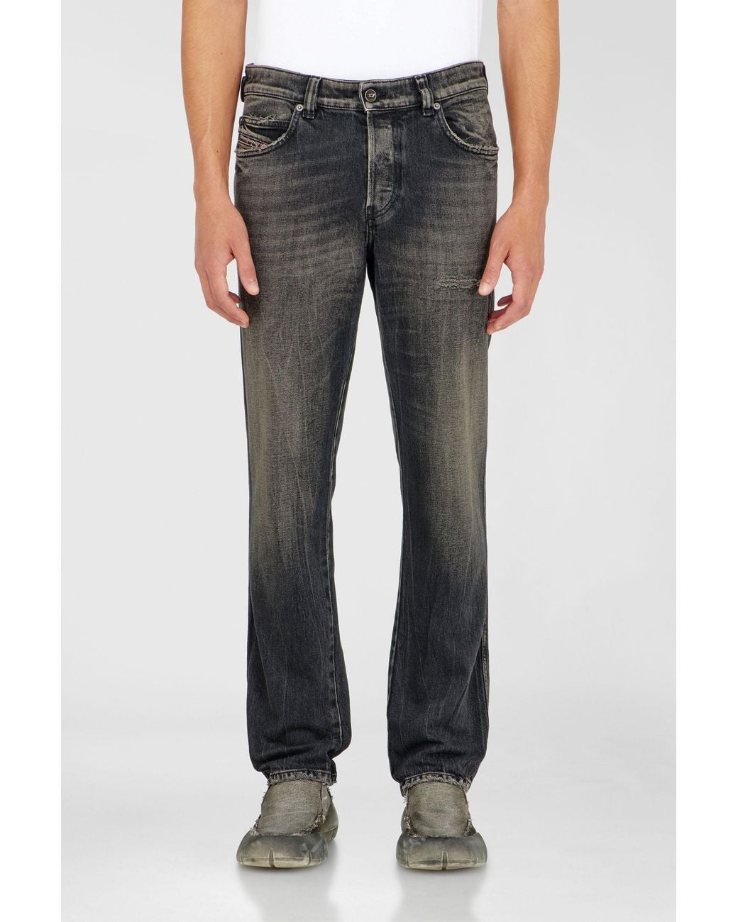 DIESEL Black Slim Jeans Regular Waist 1993 D-Vyl, /Dark, Button Fly for men