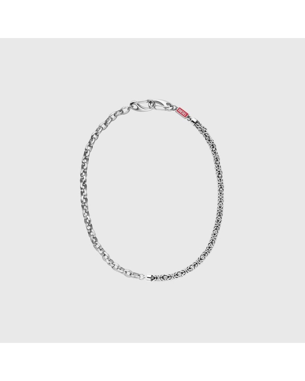 DIESEL Multicolor Stainless Steel Multi-Wear Chain