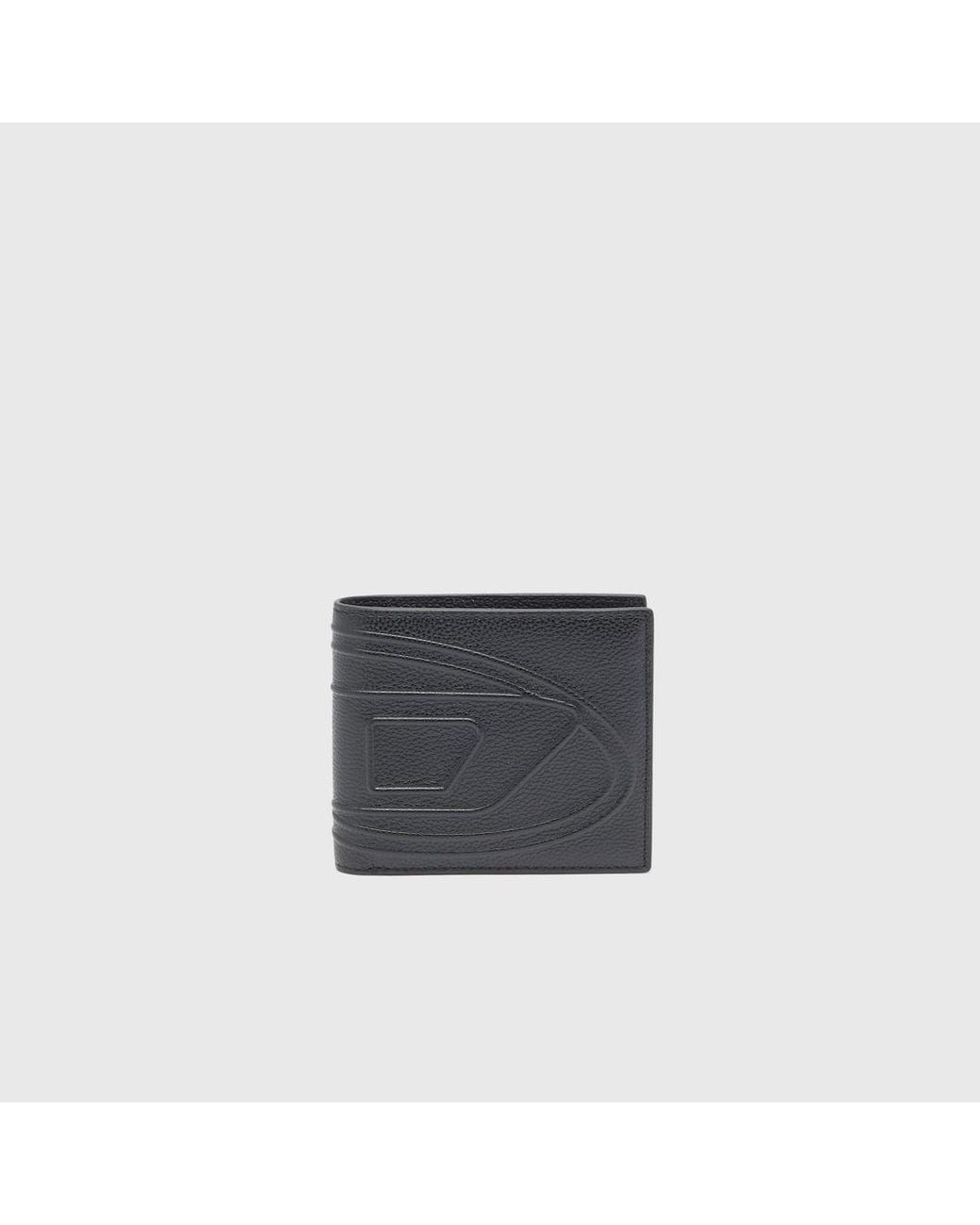 DIESEL Black Bi-Fold Wallet for men