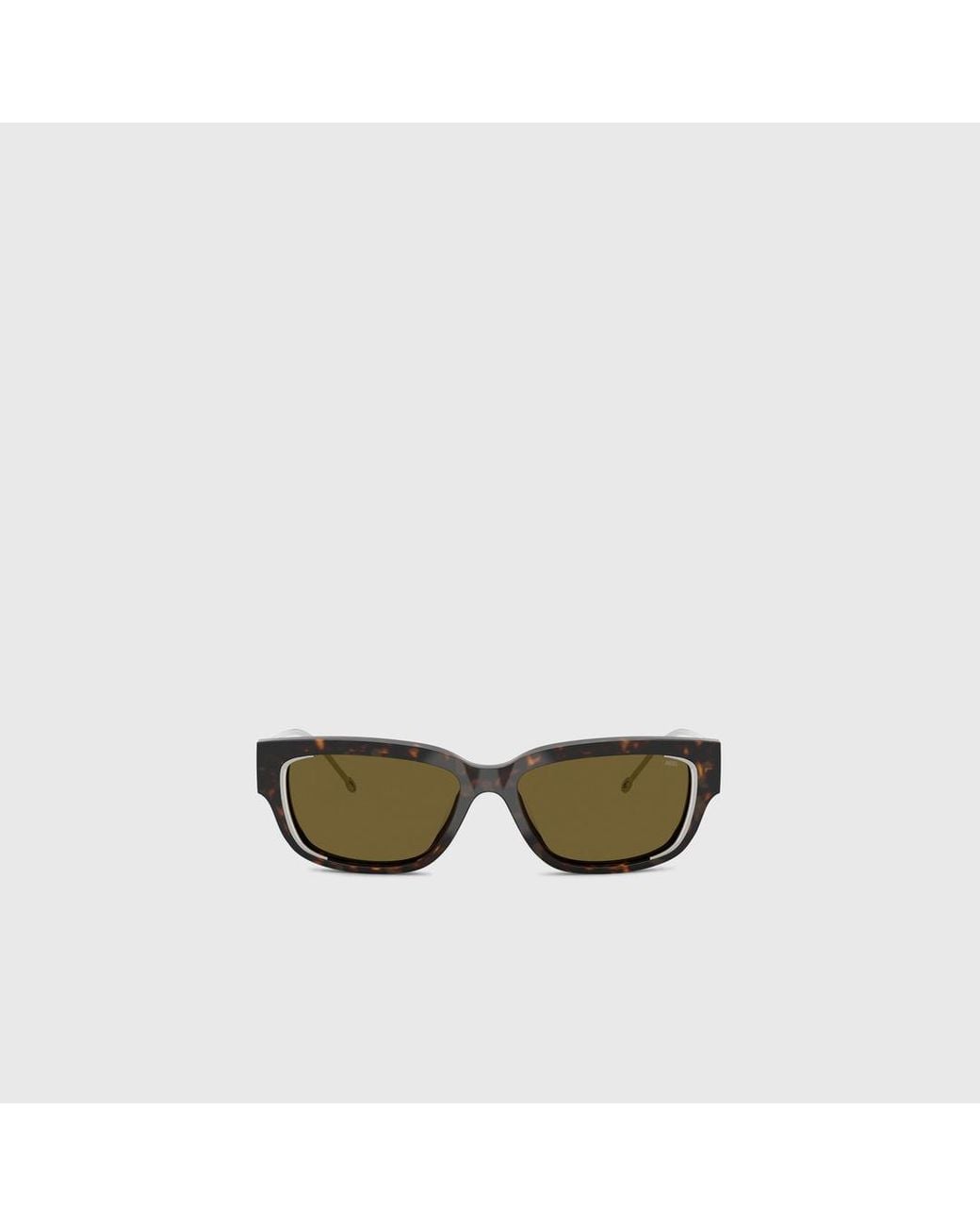 DIESEL Green Rectangle Sunglasses