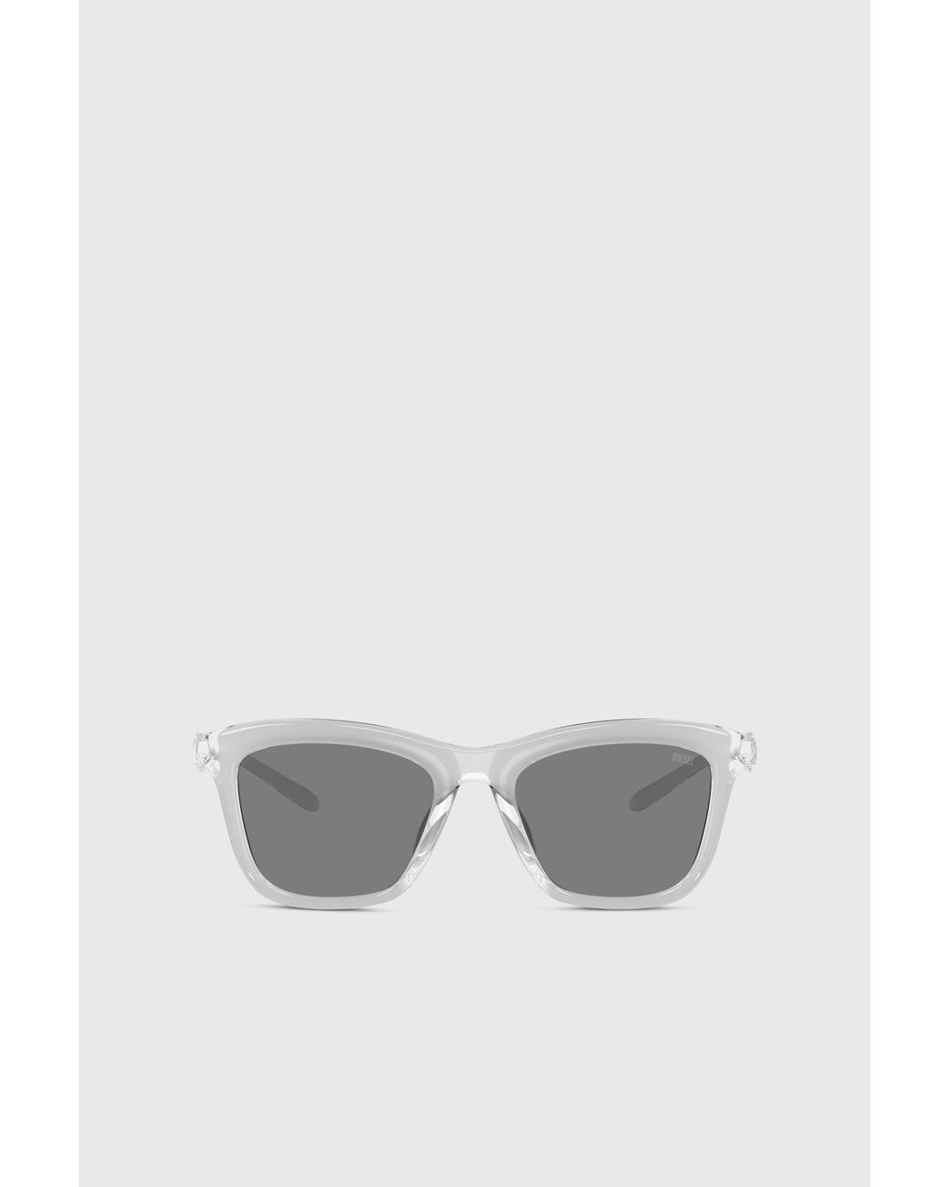 DIESEL Gray Eckige Sonnenbrille