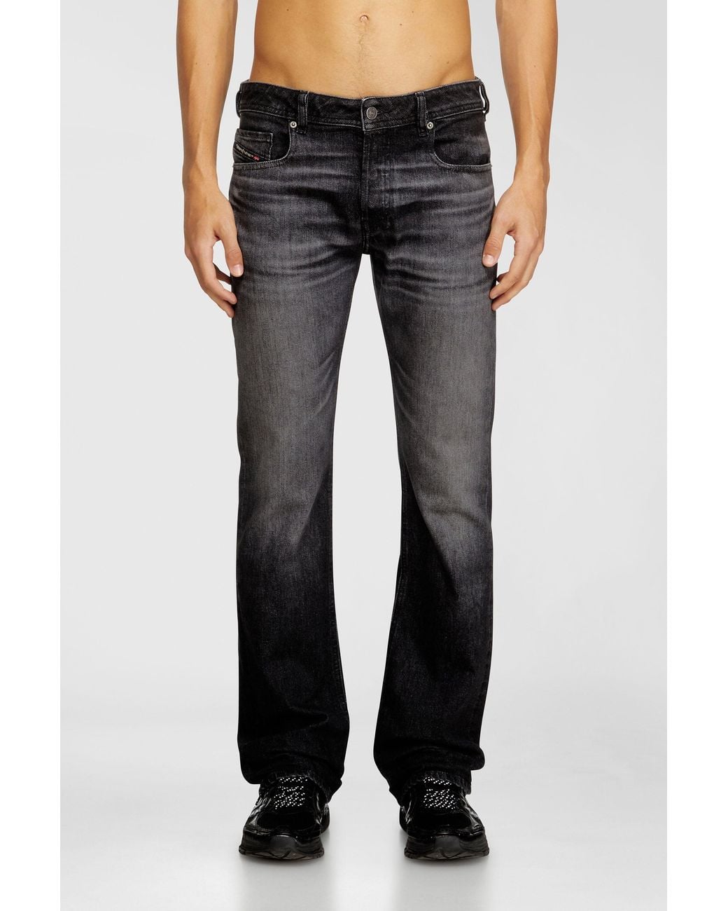 DIESEL Blue Bootcut Jeans Low Waist 2007 Zatiny, /Dark, Button Fly for men