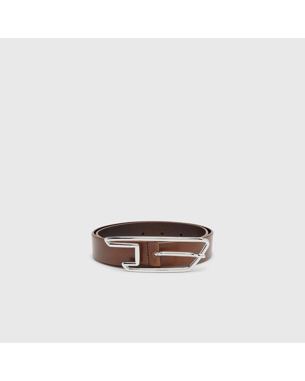 DIESEL Brown 3Cm Belt