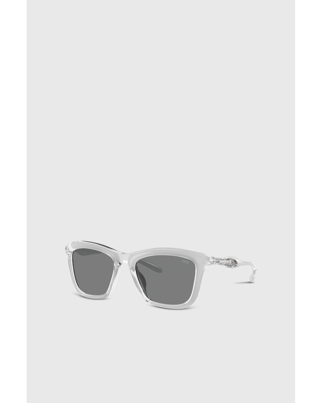 DIESEL Gray Eckige Sonnenbrille