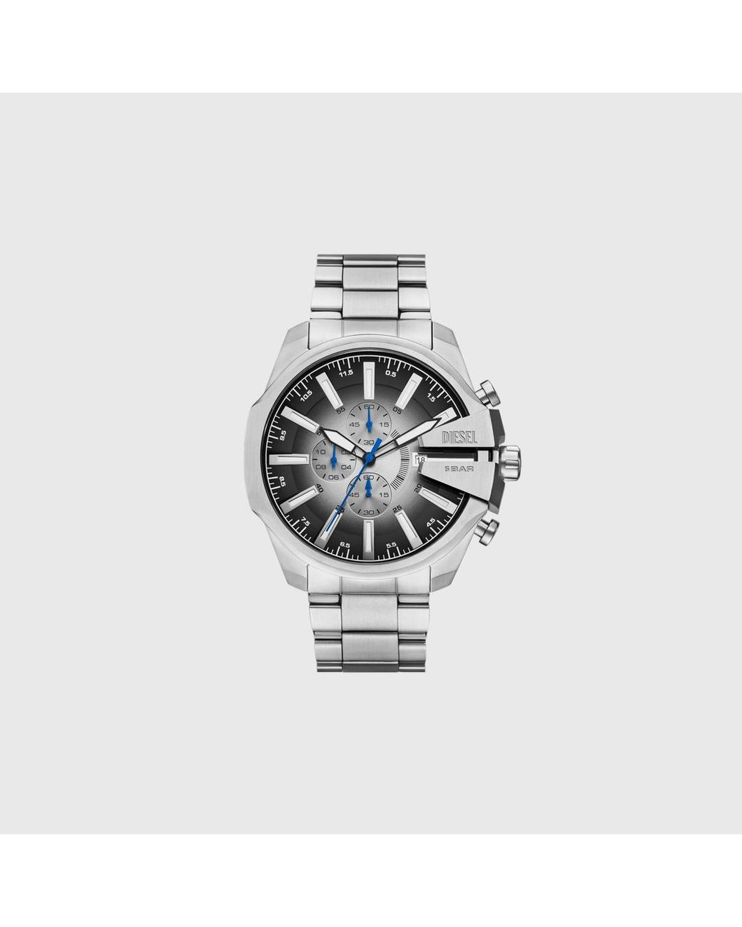 DIESEL Multicolor Mega Chief Slim Stainless Steel Watch for men