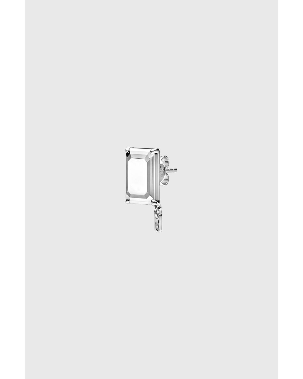 DIESEL Blue Sterling Stud Earring