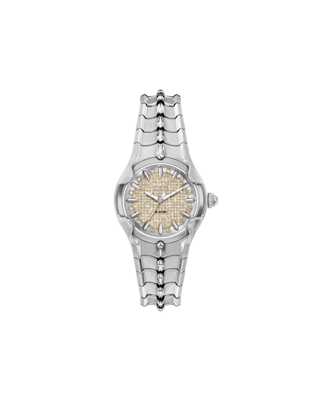 DIESEL White Vert Stainless Steel Watch for men
