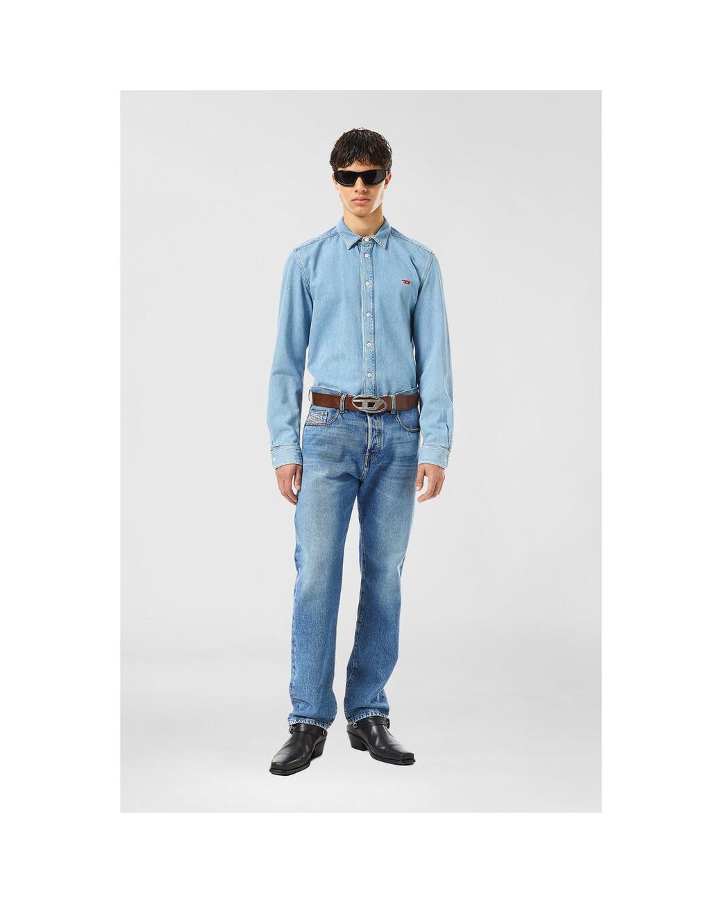 DIESEL Gürtel in White für Herren