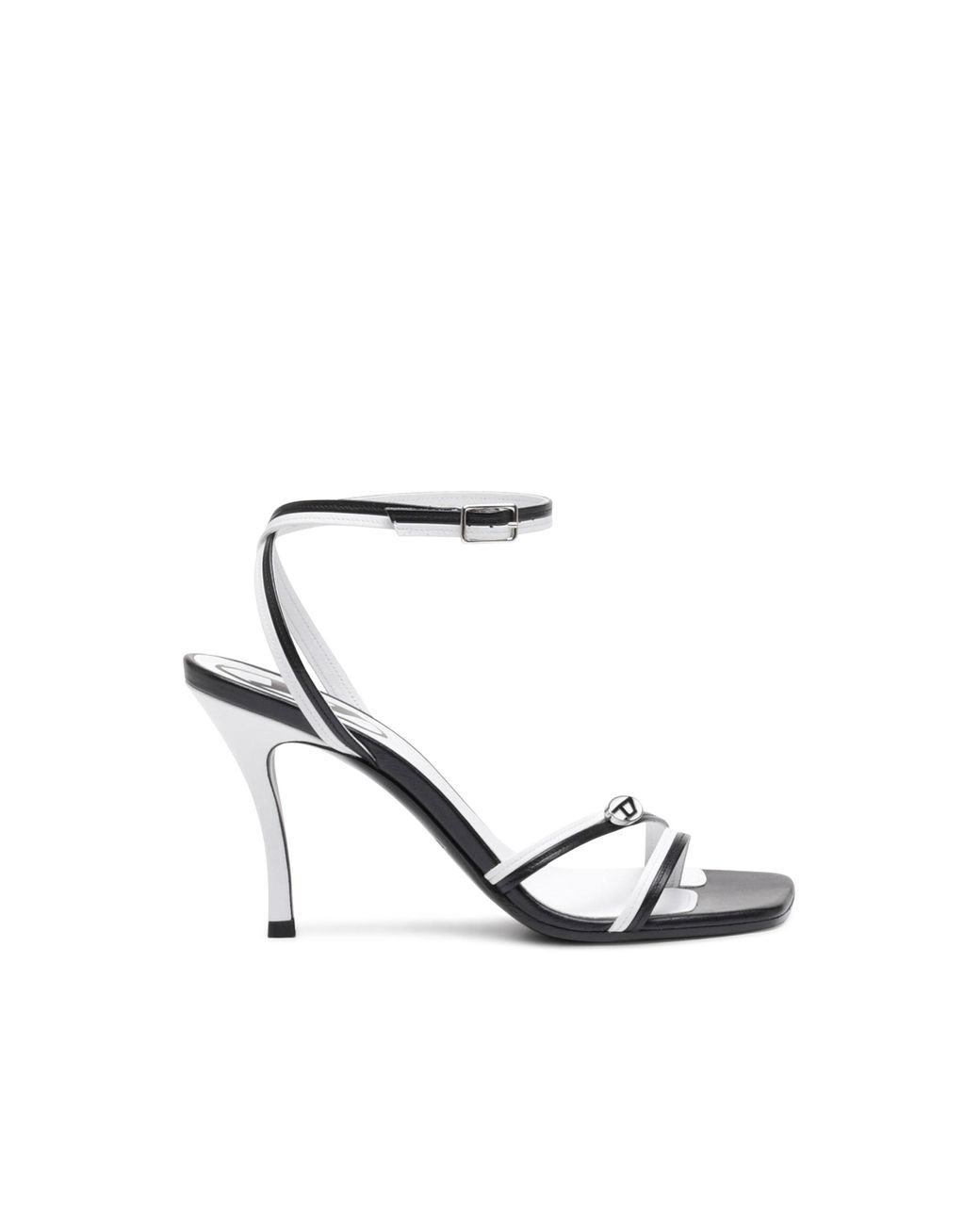DIESEL Strappy Sandals In Nappa Leather in White Lyst