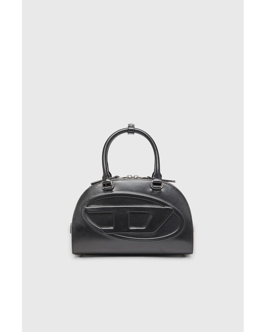 DIESEL Black 1Dr Dome-Leather Bowling Bag