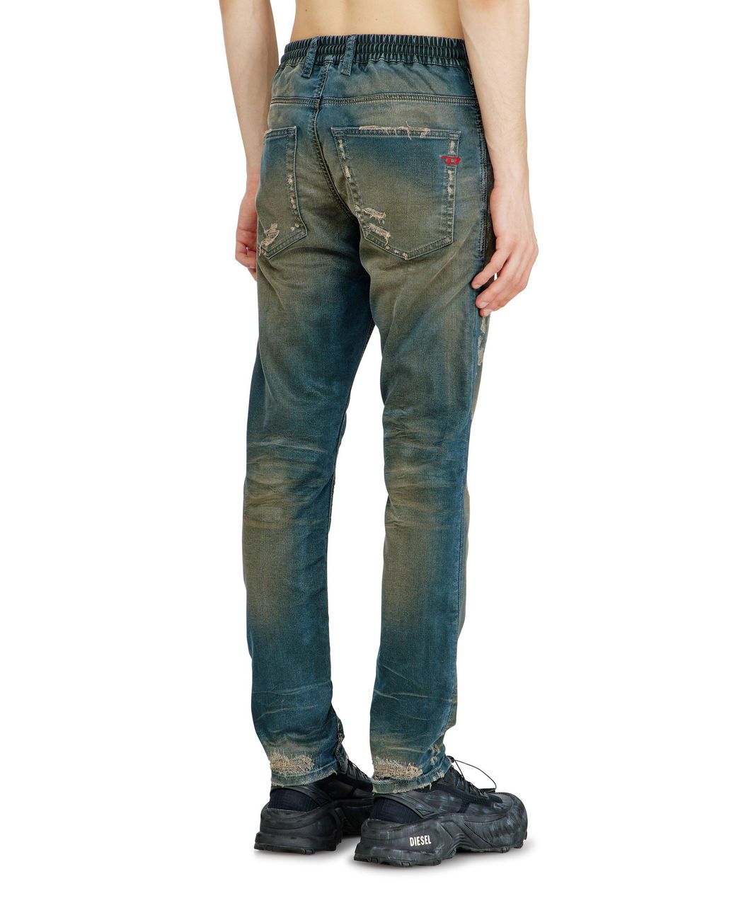 メンズ DIESEL デニムパンツ ジョグジーンズ Blue