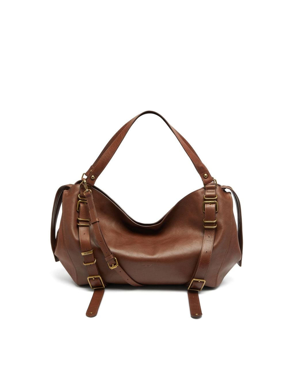 DIESEL Brown D-One-Large Top-Handle Bag