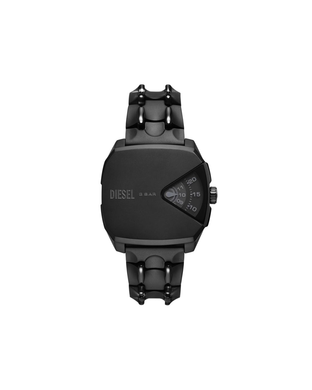 DIESEL D.v.a. Stainless Steel Watch in Black for Men | Lyst