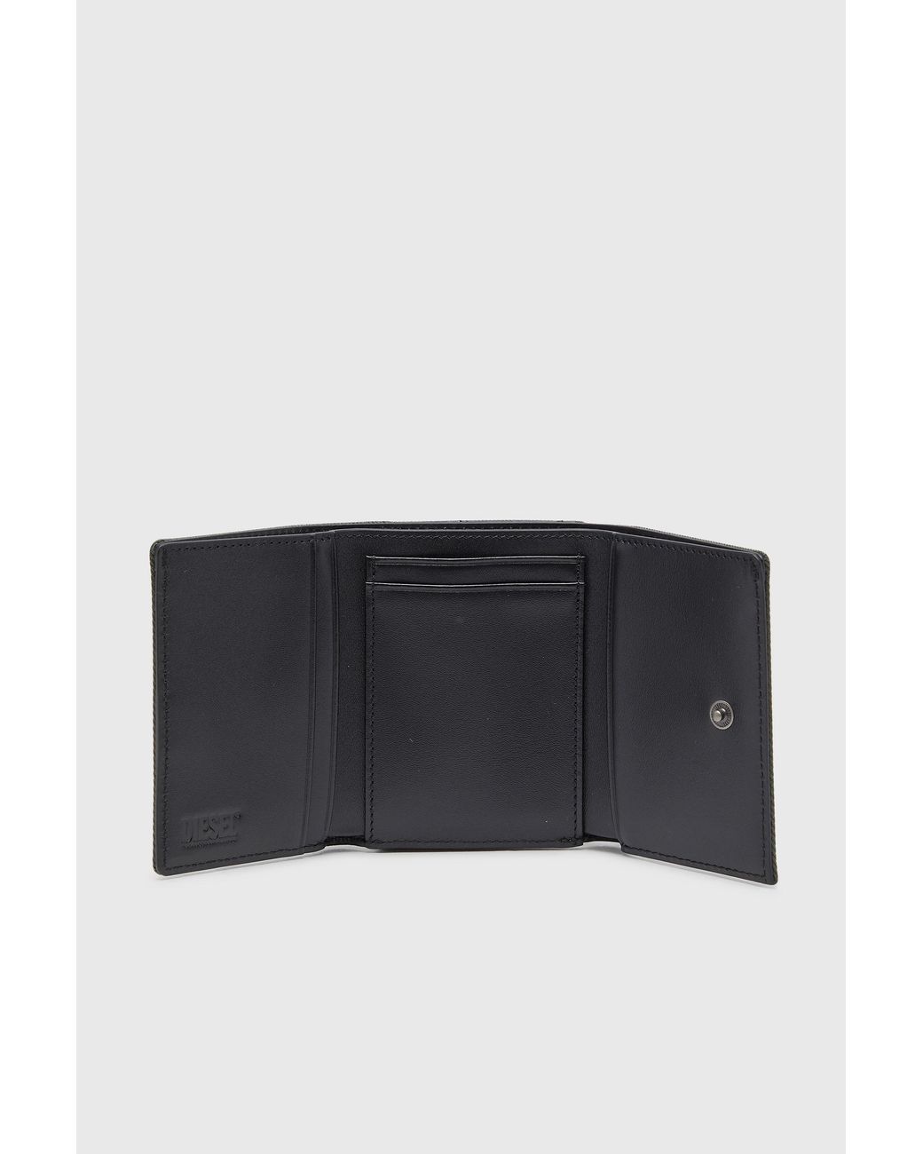 DIESEL Münztasche Mit Geprägtem Patch in Gray für Herren