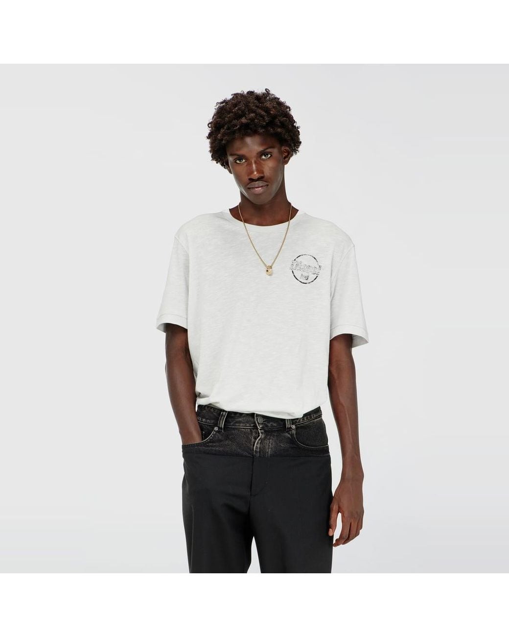 DIESEL White T-Shirt for men