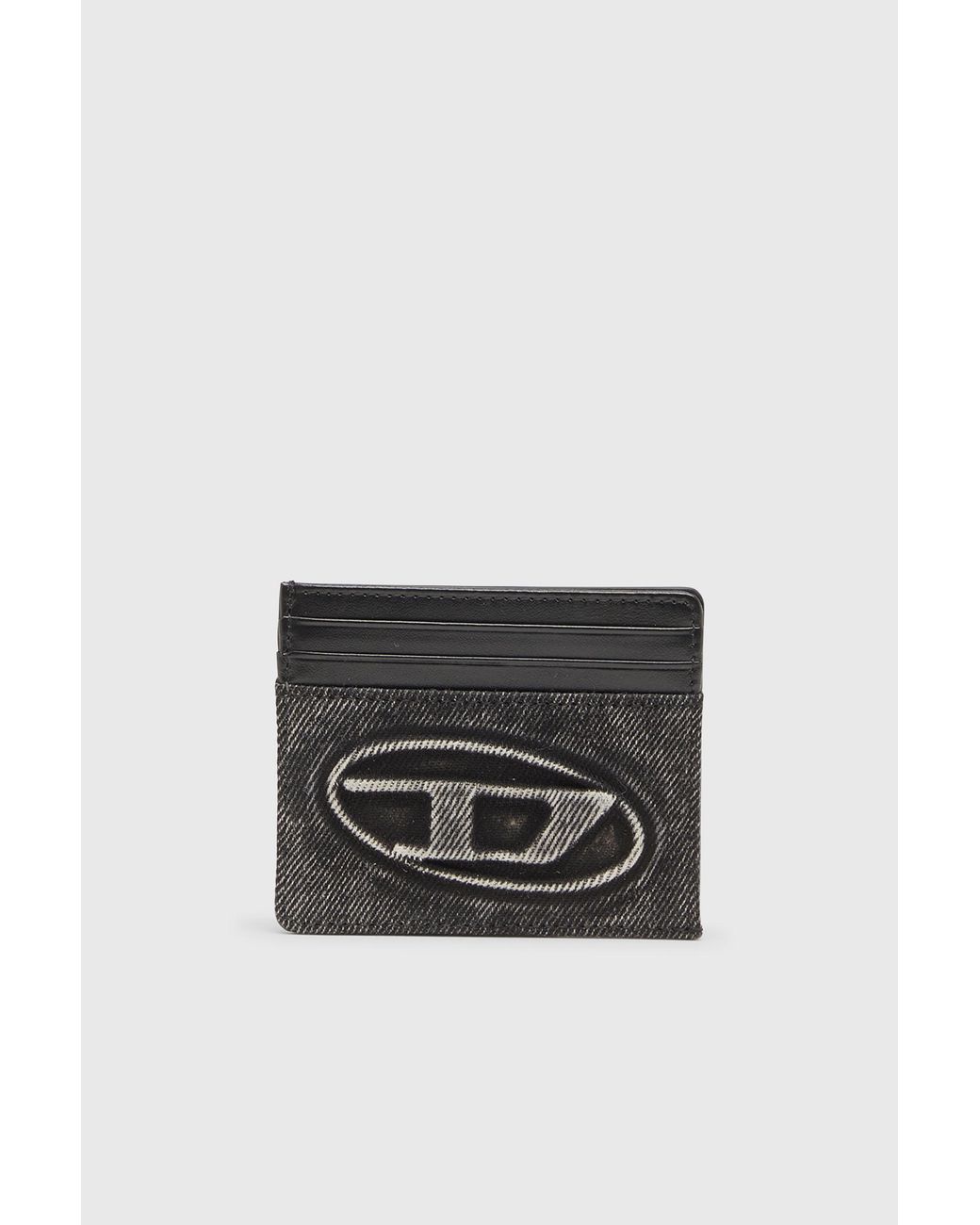 DIESEL Black Card Holder