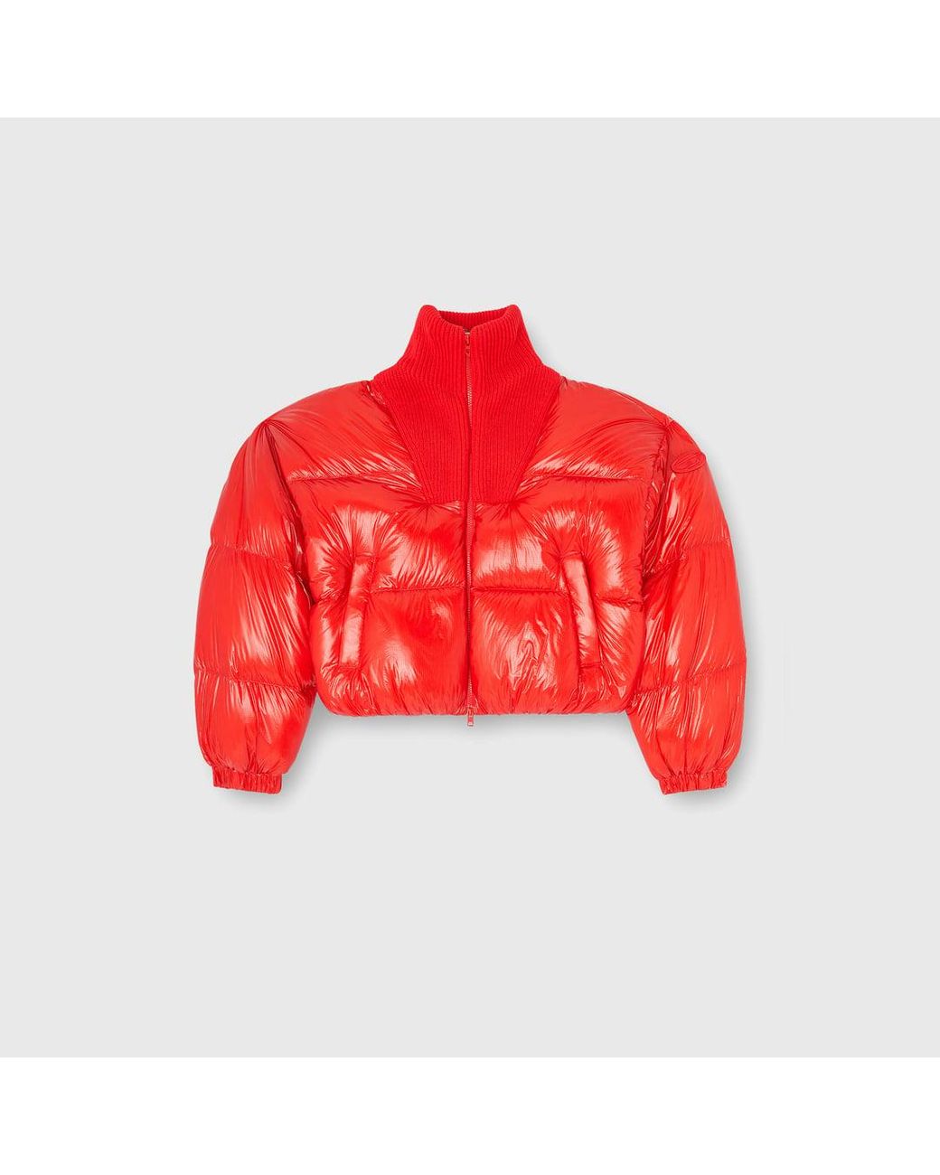 DIESEL Red Down Puffer Jacket