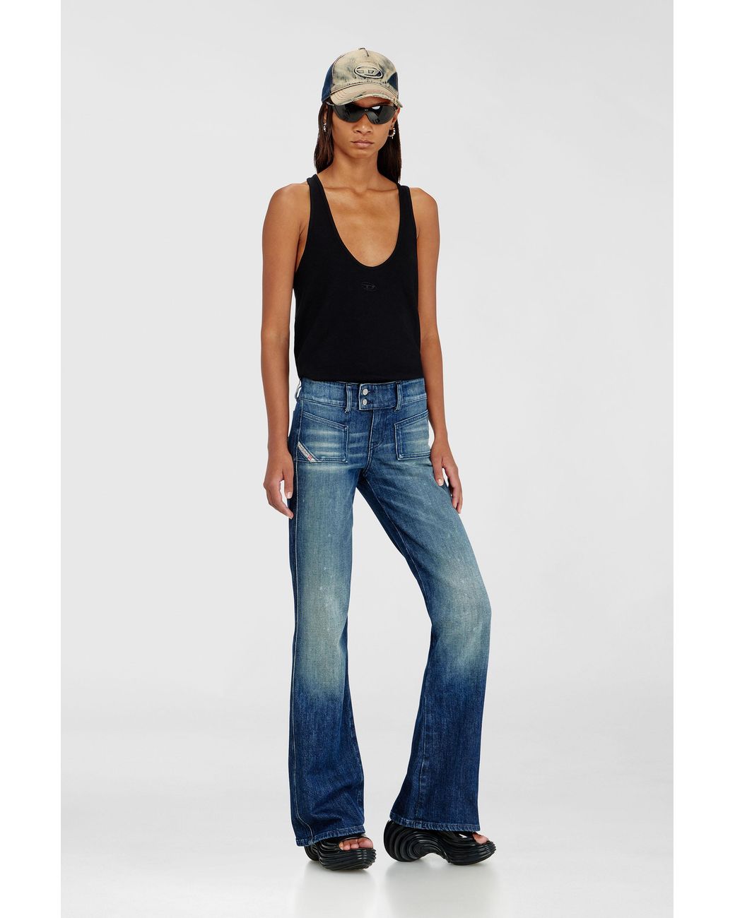 DIESEL Black Platform Mule