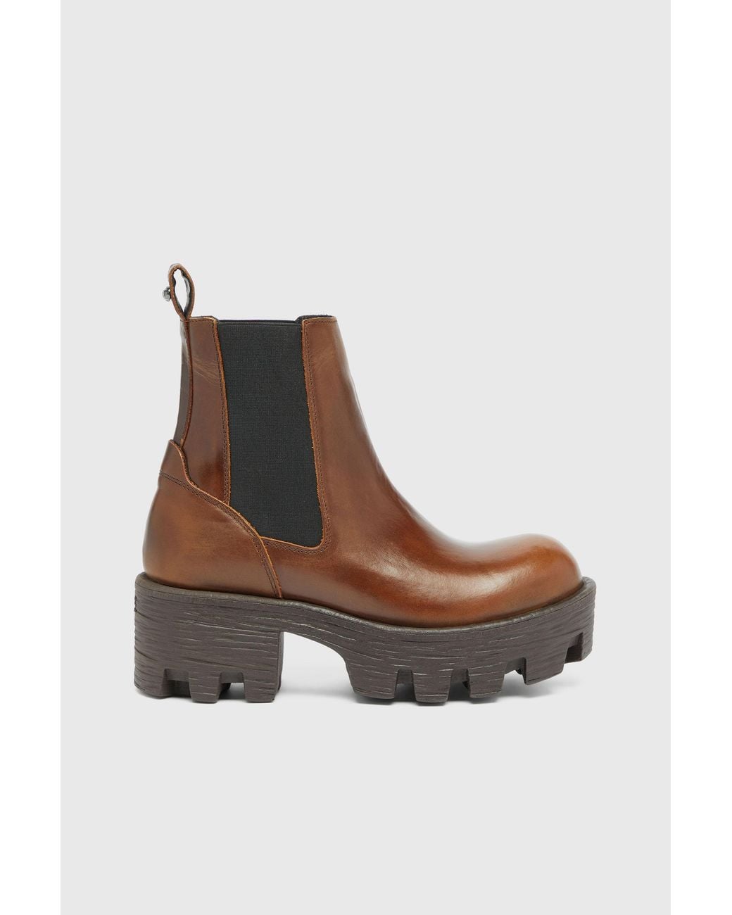 DIESEL Brown D-Hammer-Chelsea Boots