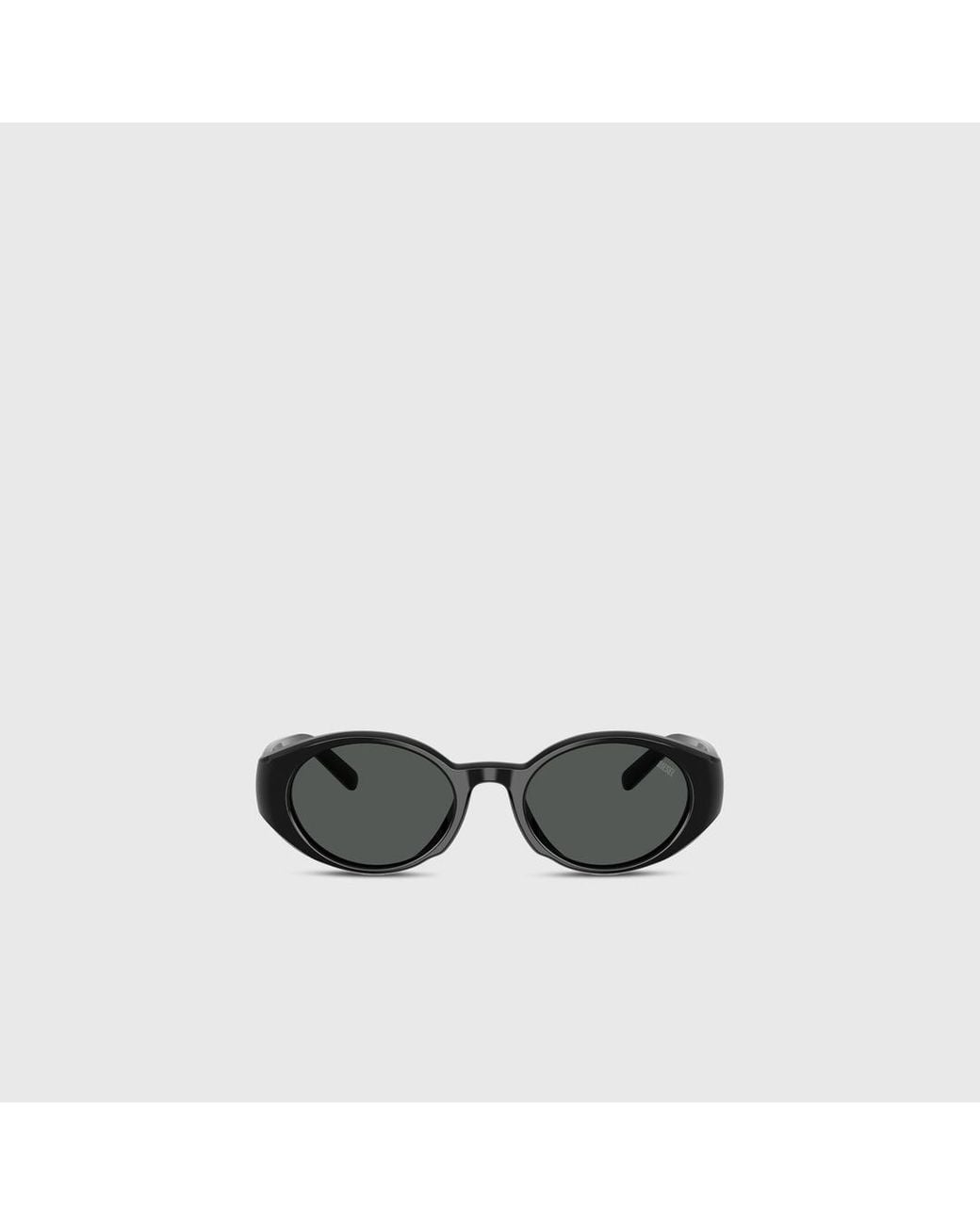 DIESEL Black Oval Sunglasses