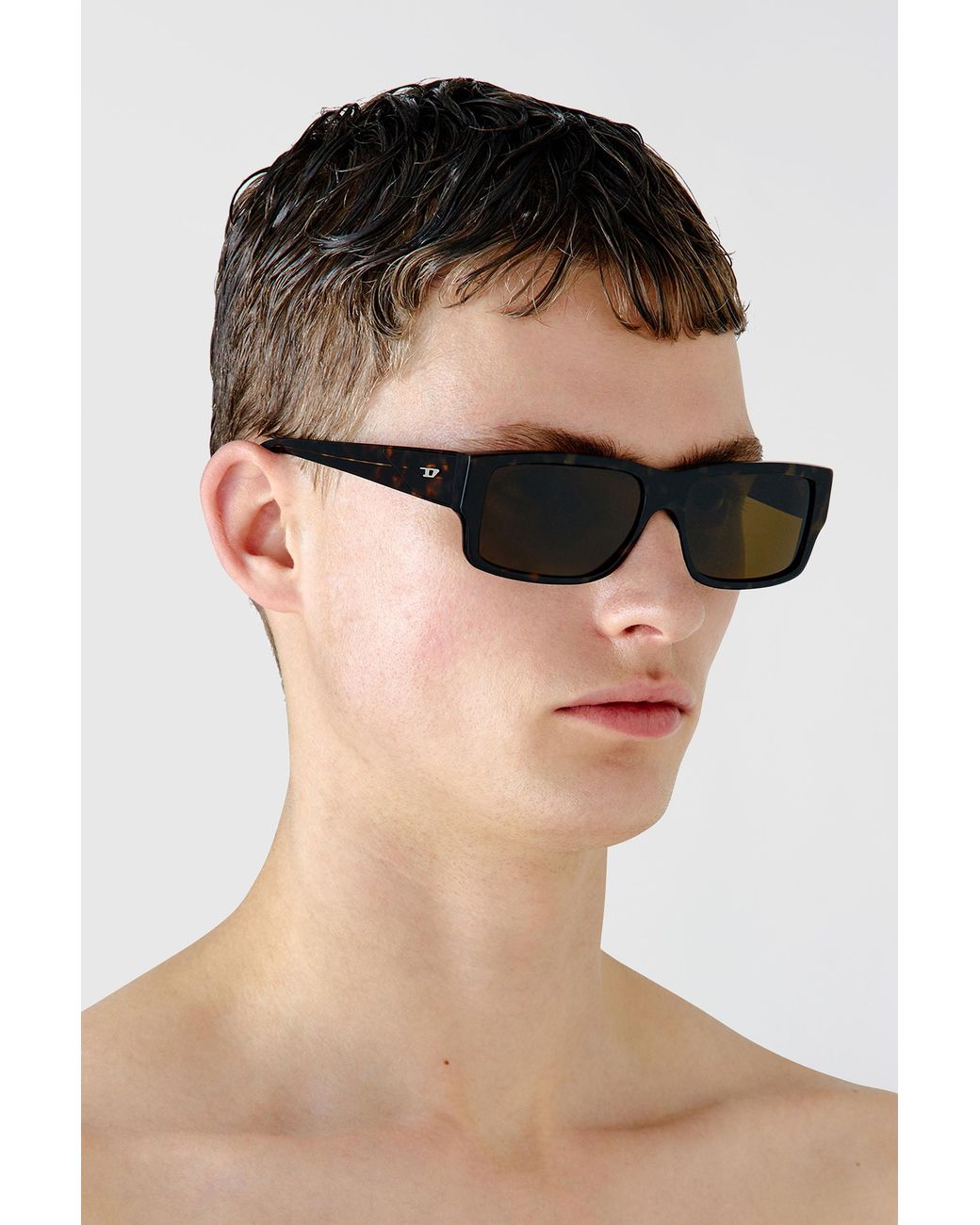 DIESEL Multicolor Rectangle Sunglasses for men