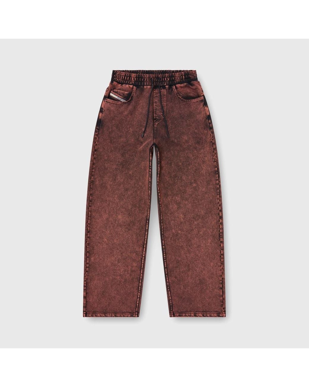 DIESEL Sweatpants Mit Denim-Effekt in Red für Herren