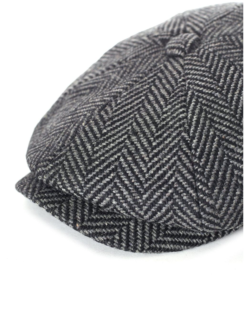 Barbour Herringbone Baker Boy Hat in Grey for Men | Lyst UK
