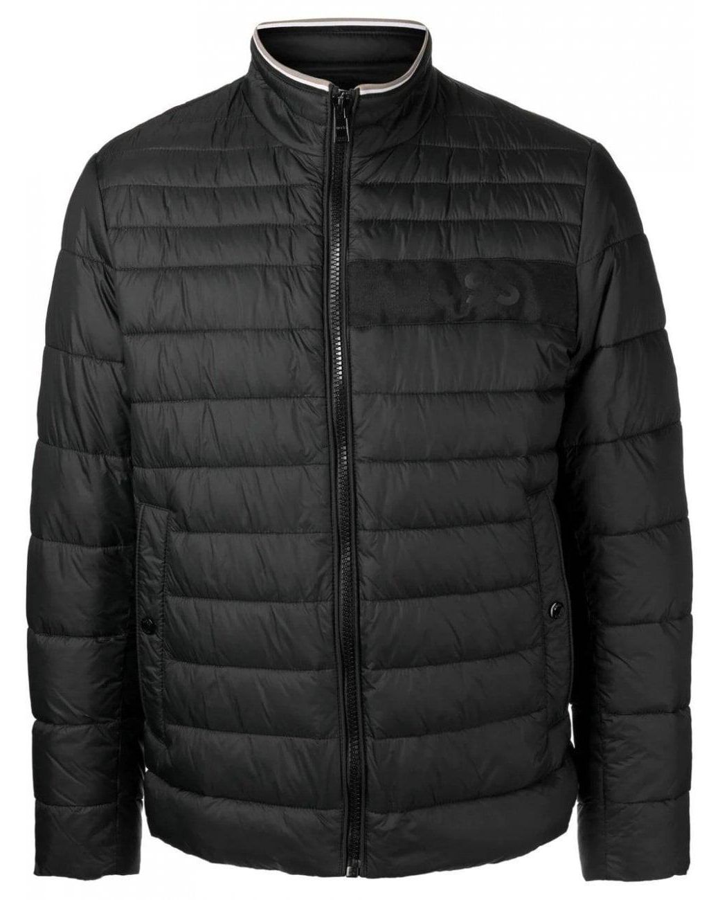 BOSS by HUGO BOSS 3d Logo Waterrepellent Padded Jacket in Black for